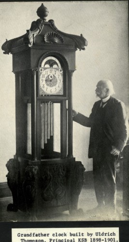 V4 07-B Grandfather clock built by Uldrich Thompson Principal KSB 1898-1901