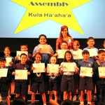 Poʻo Kula Awardees with Mrs. Naeʻole-Wong, Poʻo Kula