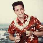 Elvis wearing a lei :)