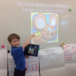 Kamron volunteers for sharing on Mouse & Cheese! 