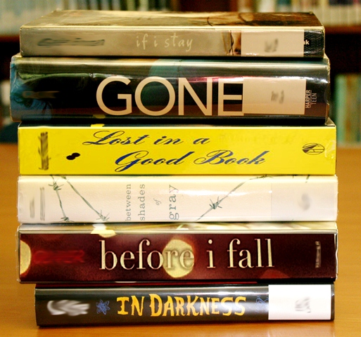 Amber's Book Spine Poem for the Web