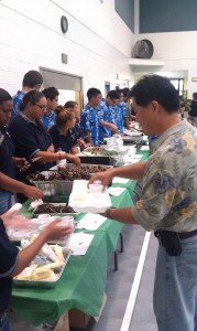 Service Learning Project - Football Team - Sept 09, 2012 - Sangha Hall