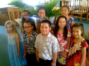 Performing at Paʻia Hawaiian Protestant Church