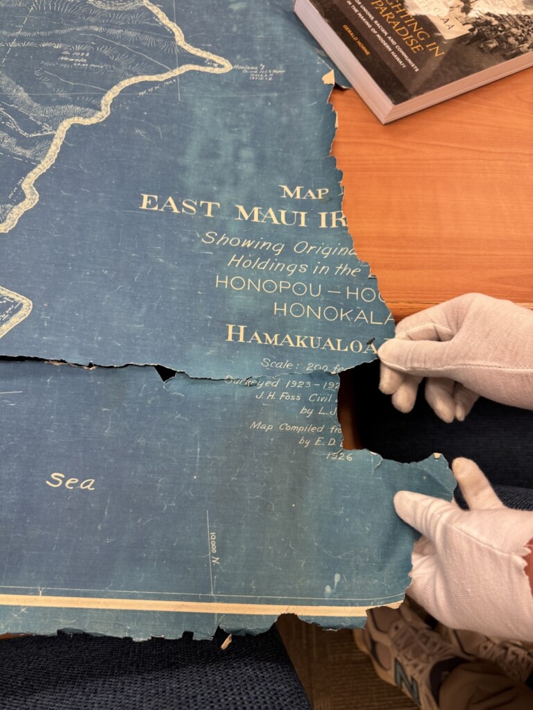 East Maui Irrigation map; Hamakualoa