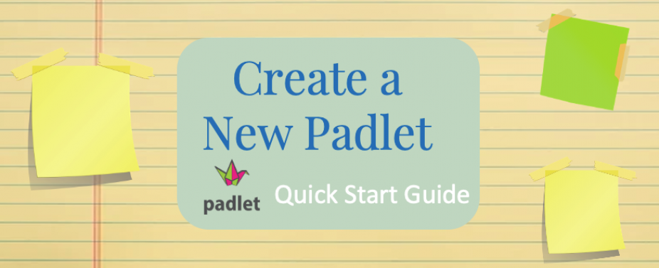 Create a New Padlet: Quick Get Started Guide