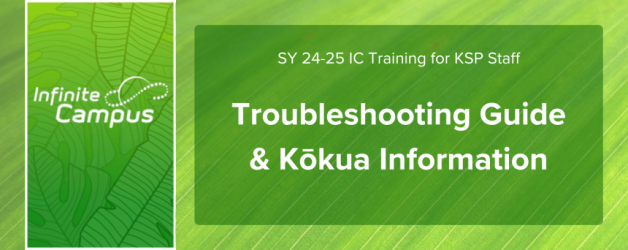 Infinite Campus Kōkua: Troubleshooting Guide & Contact Information