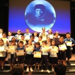 Kumu Crabbe with the Hawaiian Values awardees