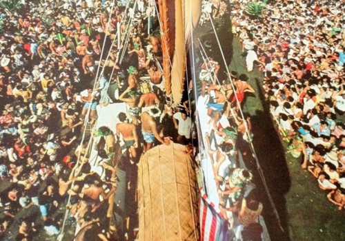 1976 Arrival in Tahiti