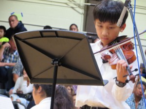 Tyler Oribio playing his solo @ the Fall Showcase