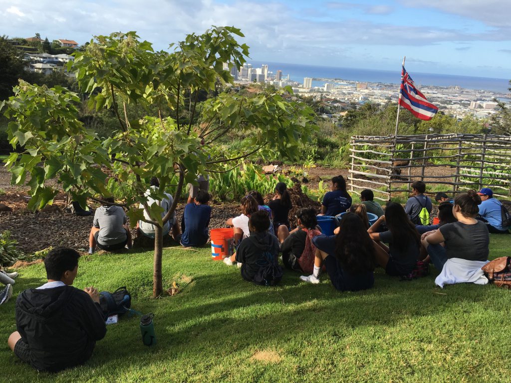 Kukui visit to Kaiwakiloumoku, April 20, 2016 | KMS Pūʻulu Kukui